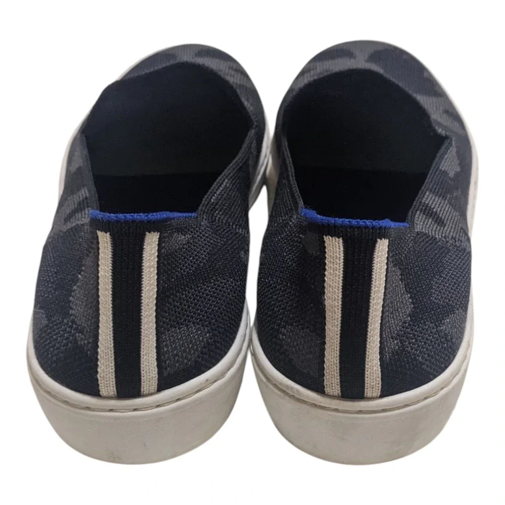 Rothy’s The Original Sneakers Slip On Shoes Camouflage Camo Gray‎ BlackSize 9